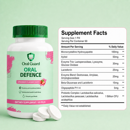 Strawberry Flavored Oral Defense Chews